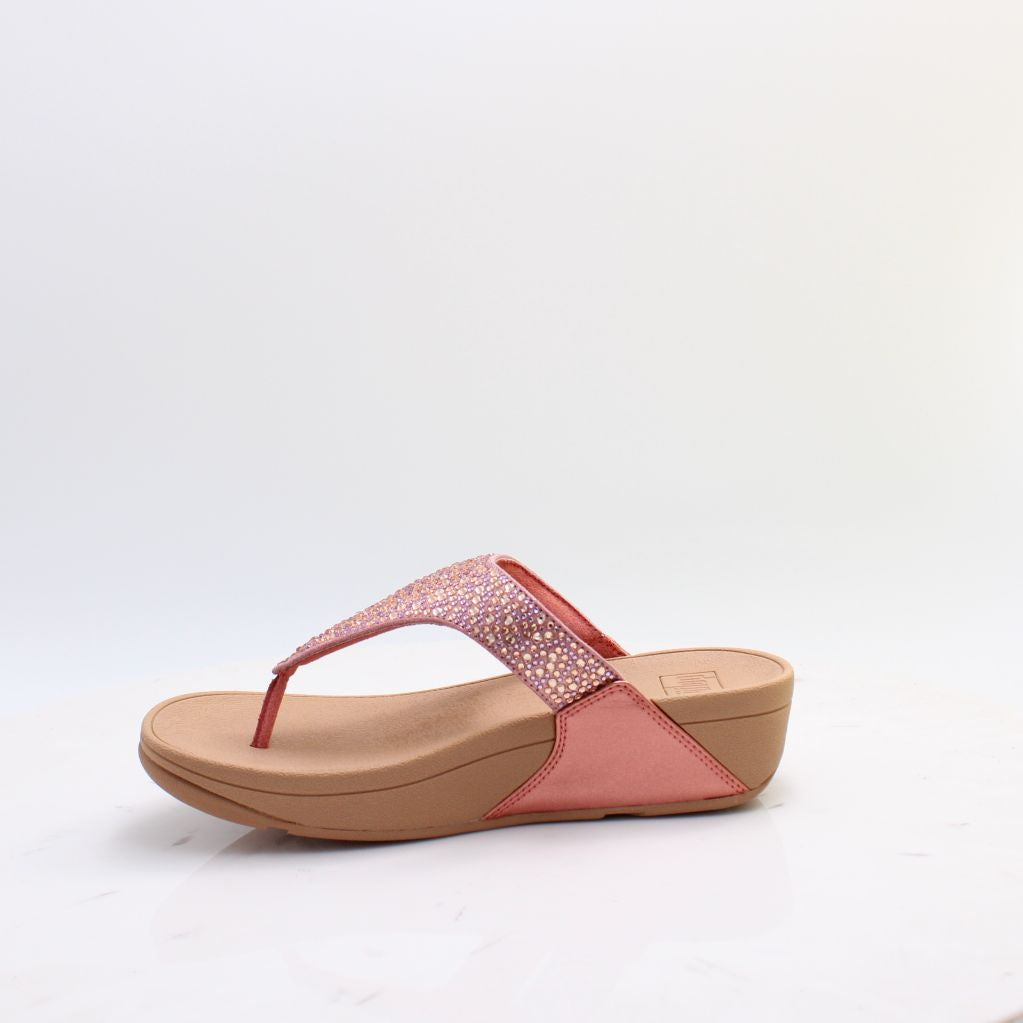 LULU CRYSTAL TOE POST FITFLOP