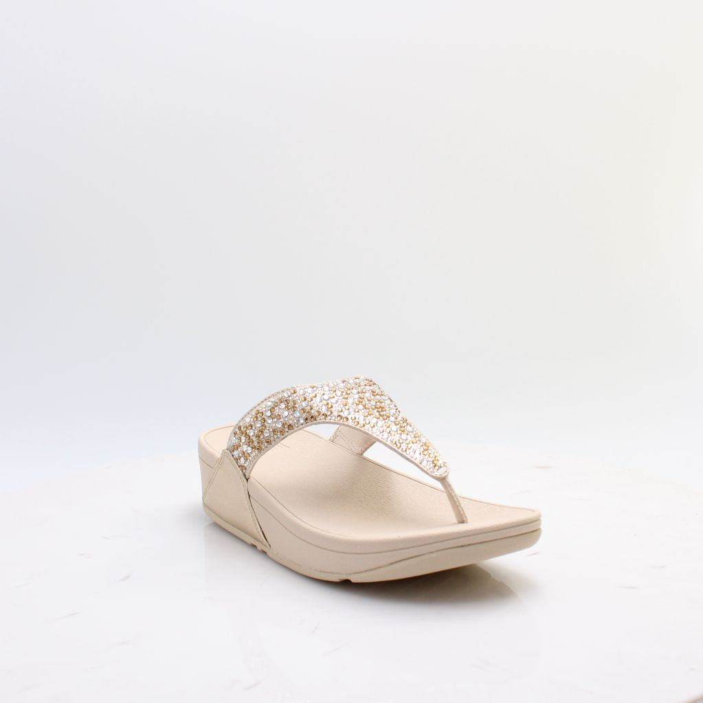 LULU CRYSTAL TOE POST FITFLOP
