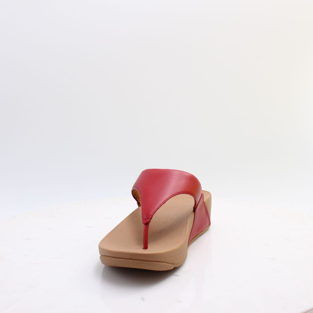 LULU LEATHER TOE POST FITFLOP