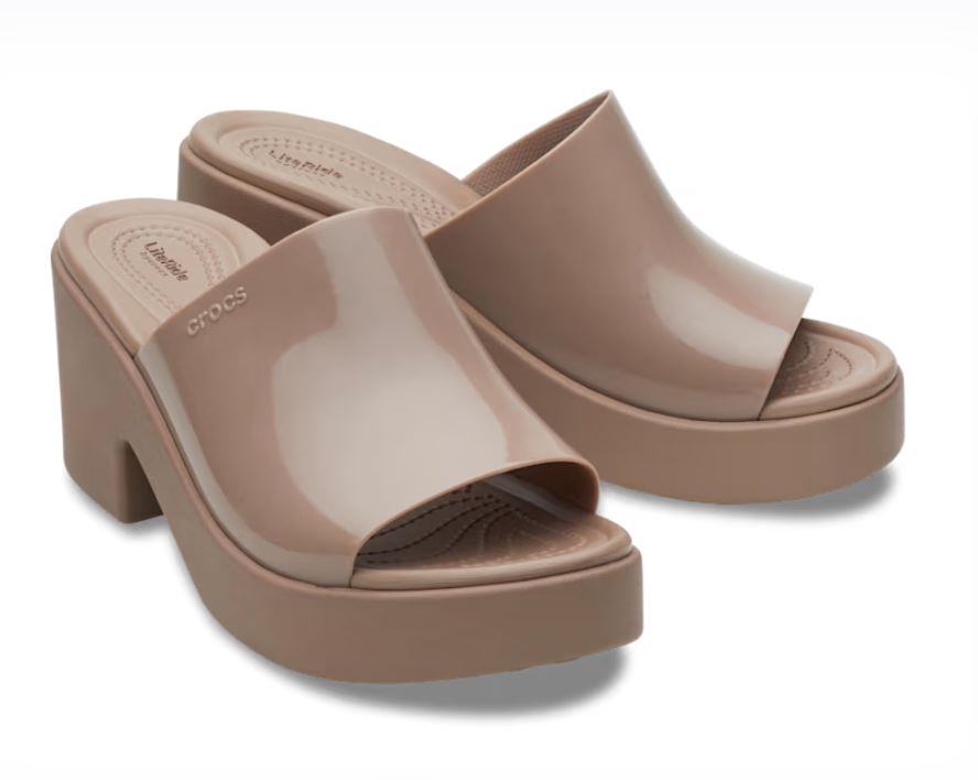 BROOKLYN SLIDE HIGH SHINE HEEL CROCS