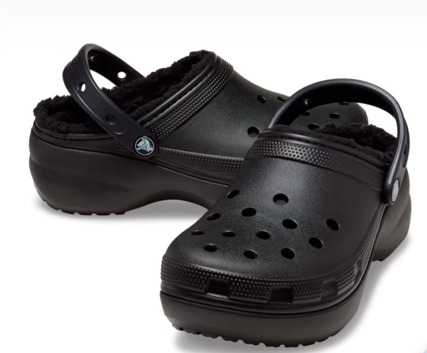 CLASSIC PLATFORM LINED CROCS CLOG