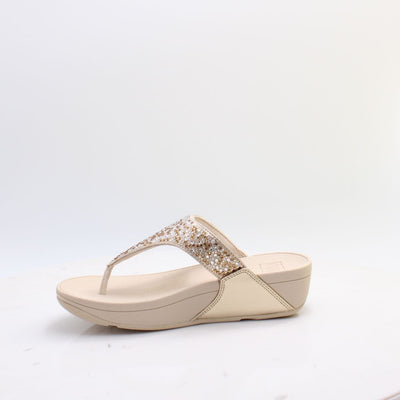 LULU CRYSTAL TOE POST FITFLOP