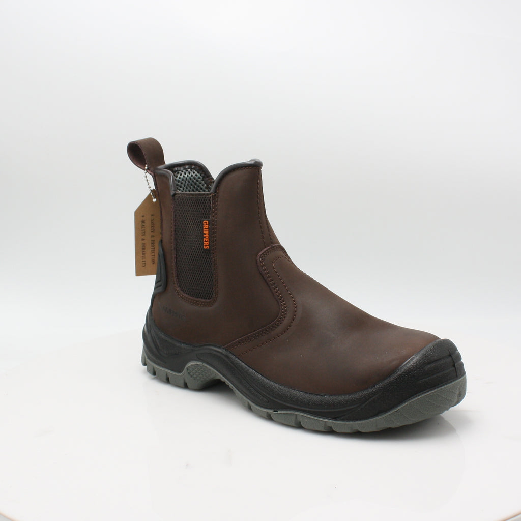 9026 DEALER BOOT GRIPPERS, Mens, NO RISK SAFTEY FIRST, Logues Shoes - Logues Shoes.ie Since 1921, Galway City, Ireland.