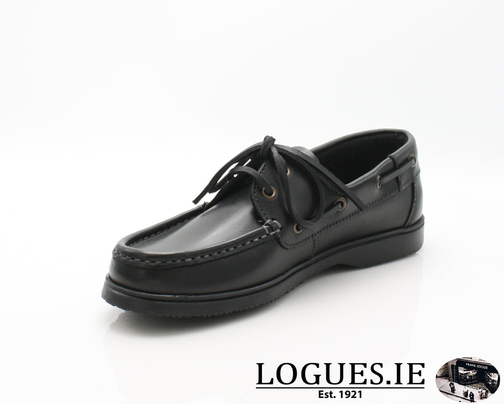GABY-BLACK SOLE BOAT SHOE, Kids, Whelan-SUSST-WRANGLER, Logues Shoes - Logues Shoes.ie Since 1921, Galway City, Ireland.