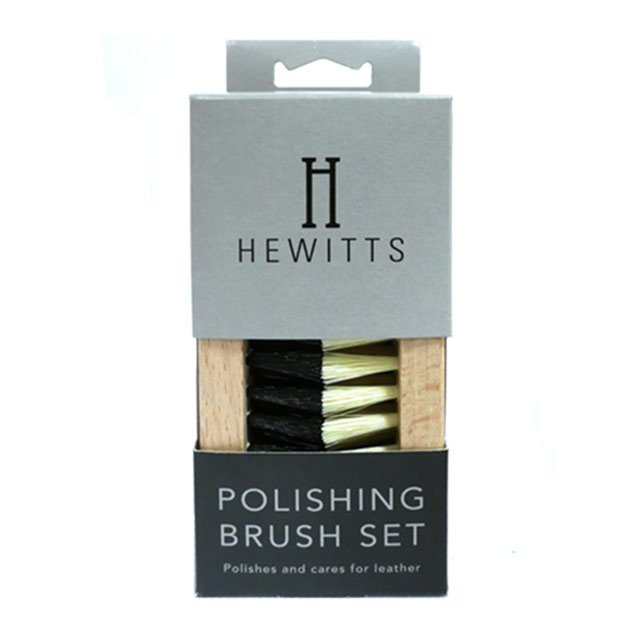 POLISH BRUSH SET HEWITTS, Shoe Care, Euro Leathers, Logues Shoes - Logues Shoes.ie Since 1921, Galway City, Ireland.