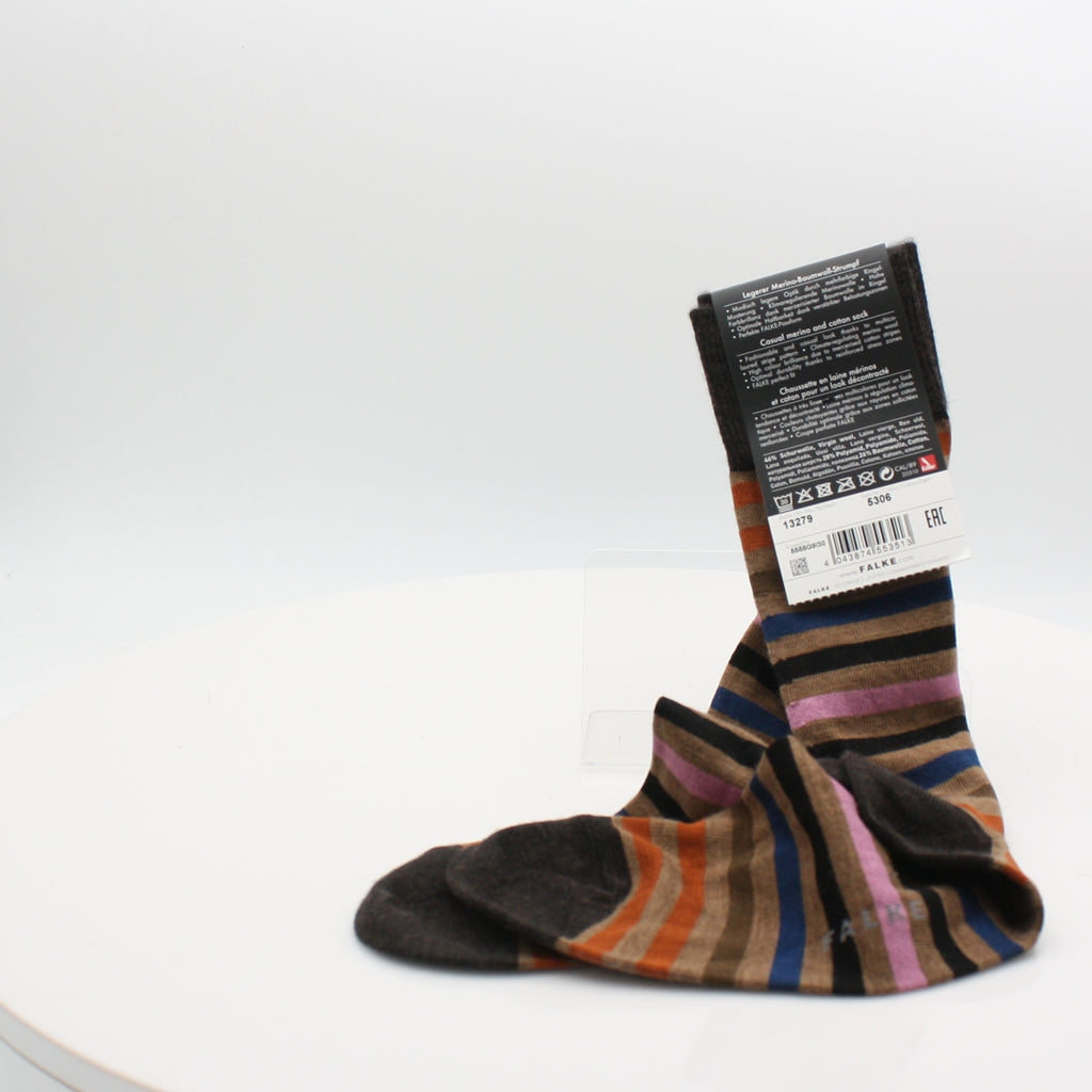13279 TINTED STRIPE FALKE, Socks, Burlington socks, Logues Shoes - Logues Shoes.ie Since 1921, Galway City, Ireland.