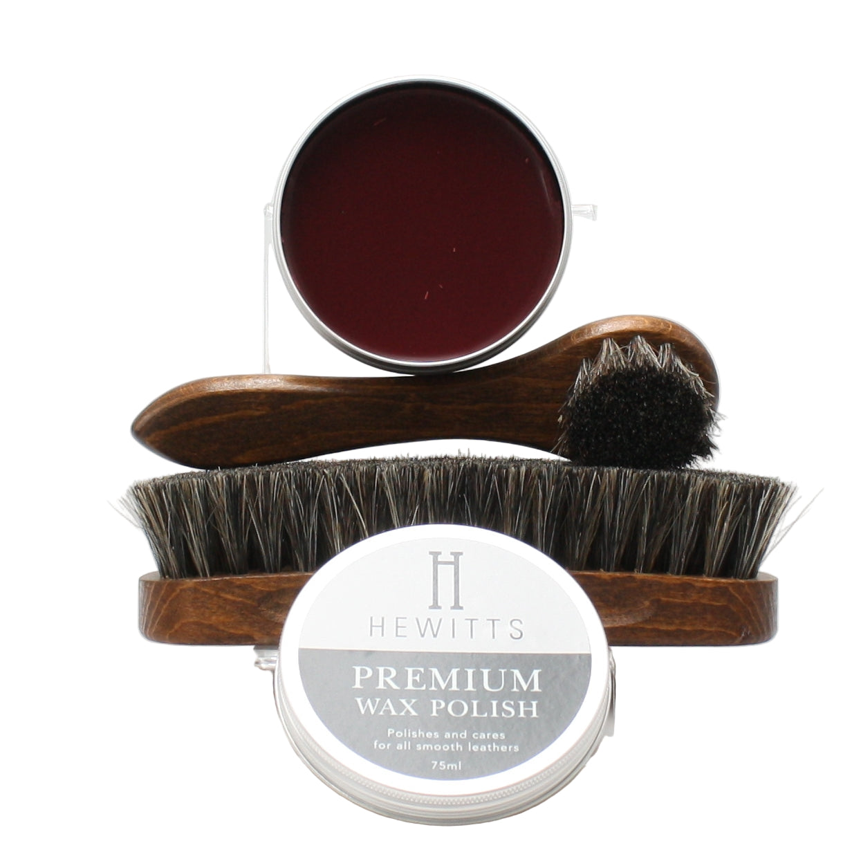 HEWITTS PREMIUM BRUSH SET, Shoe Care, EURO LEATHERS, Logues Shoes - Logues Shoes.ie Since 1921, Galway City, Ireland.