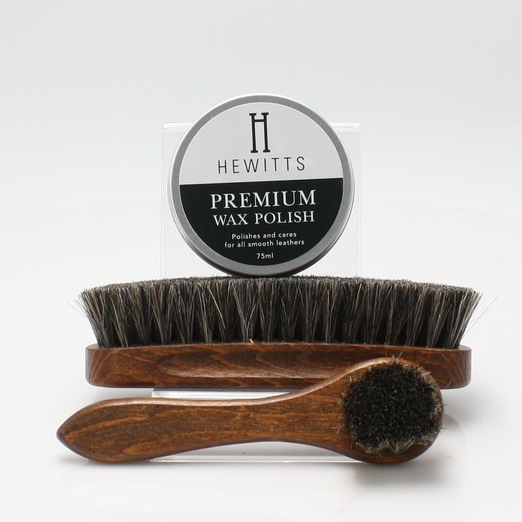 HEWITTS PREMIUM BRUSH SET, Shoe Care, EURO LEATHERS, Logues Shoes - Logues Shoes.ie Since 1921, Galway City, Ireland.