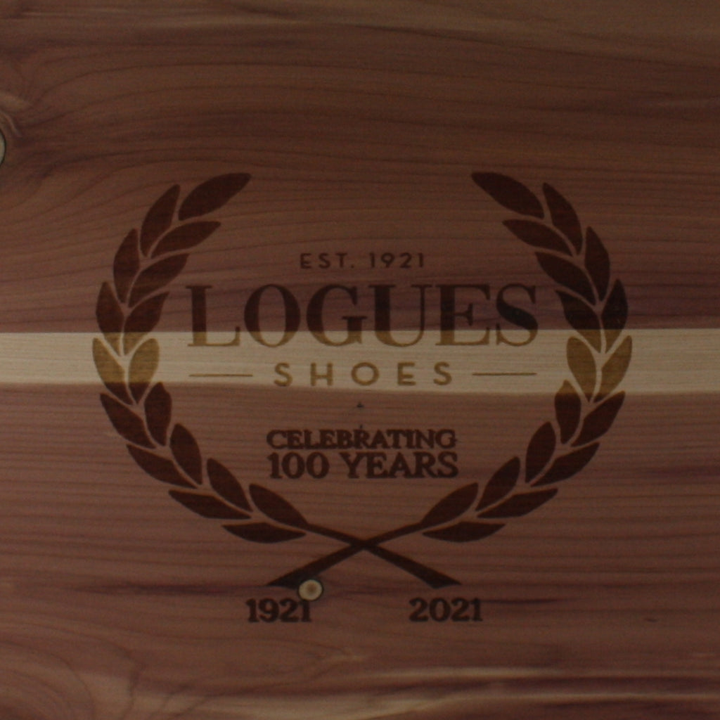 LARGE  CEDAR BOX ( EMPTY), Shoe Care, EURO LEATHERS, Logues Shoes - Logues Shoes.ie Since 1921, Galway City, Ireland.